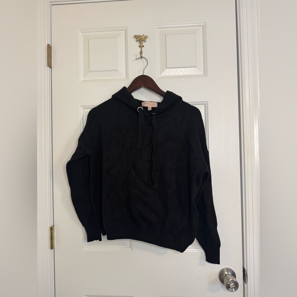 Philosophy cropped sweatshirt medium black